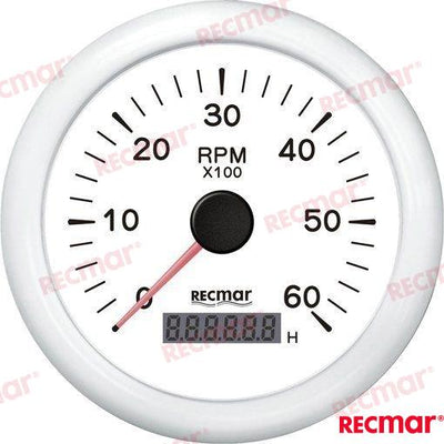 Cuentavueltas 1.0/10.0 - 0/6000 Rpm Blan Recmar