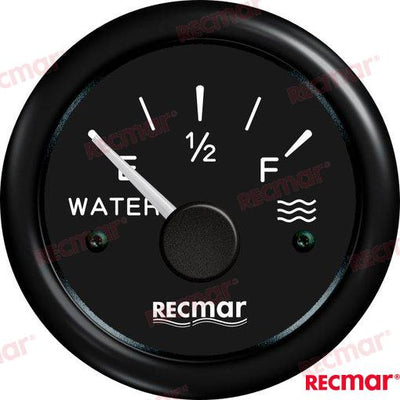 Indicador Nivel Agua Europeo 0-190º Negr Recmar