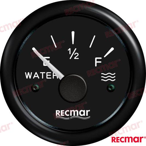 Indicador Nivel Agua Europeo 0-190º Negr Recmar