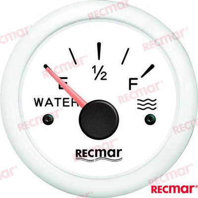 Indicador Nivel Agua Europeo 0-190º Blan Recmar