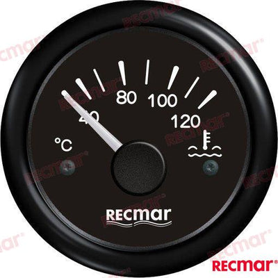 Temperatura Agua 40/120ºC Negro Recmar