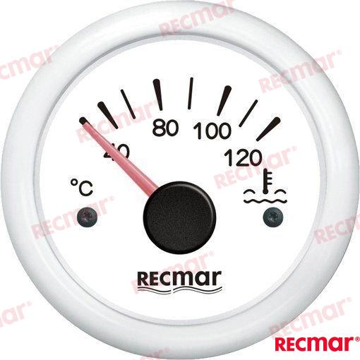 Temperatura Agua 40/120ºC Blanco Recmar