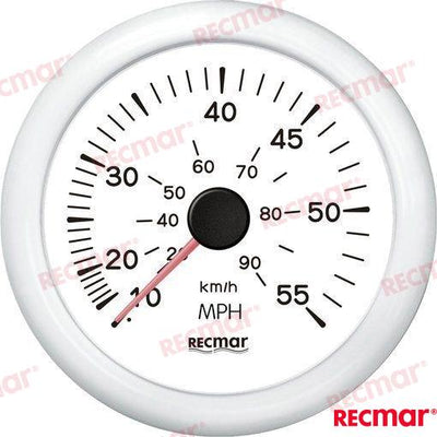 Reloj Cuentamillas 0/55 Mph Blanco Recmar