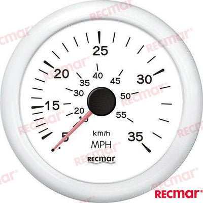 Reloj Cuentamillas 0/35 Mph Blanco Recmar
