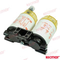 Filtro Combustible Doble Recmar (Ref. RECOBFILALUTWIN)
