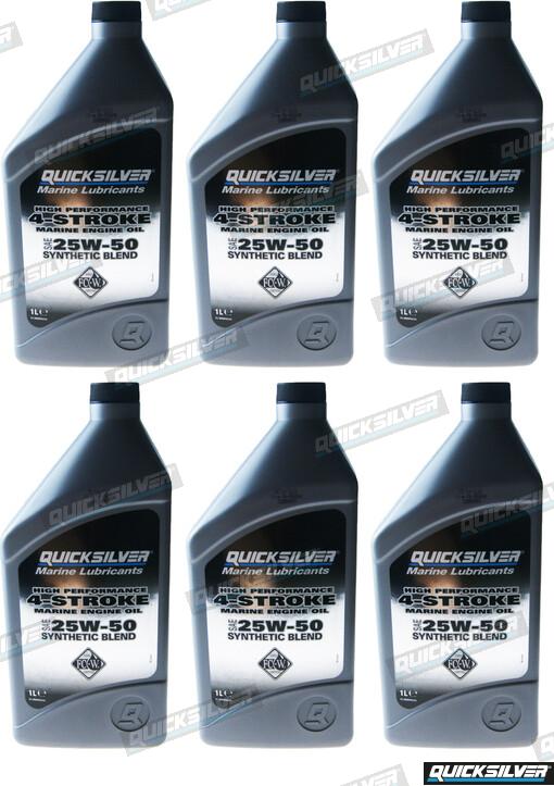 Aceite Verado Sntetico 4-6CIL 25W50 1L C Mercruiser 92-8M0096256