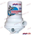 Bomba Vivero 1600 12V Base Bronce Rule