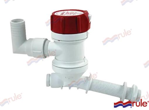 Bomba Vivero 1600 12V Base Bronce Rule