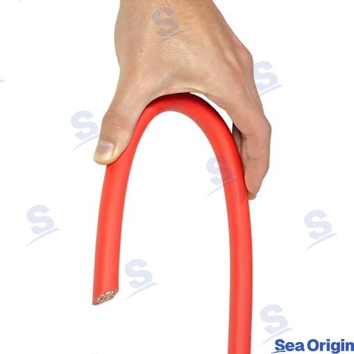 Cable Batería Flexible 50MM² 25M Rojo Sea Origin