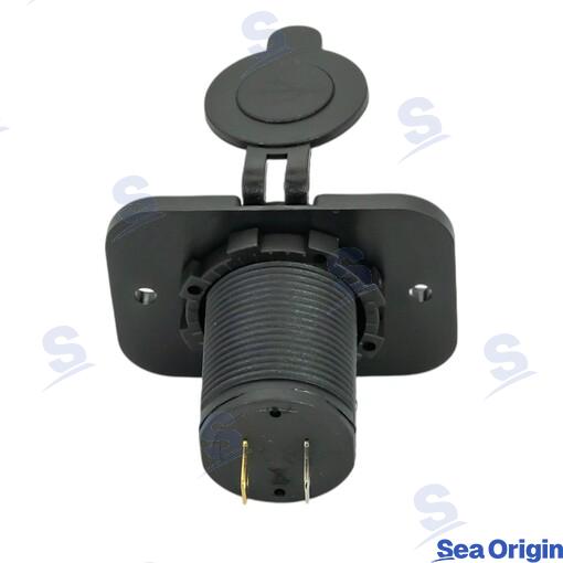 Toma Doble Usb Tipo A Negra Sea Origin