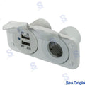 Toma Doble Usb A + Mechero Blanca Sea Origin