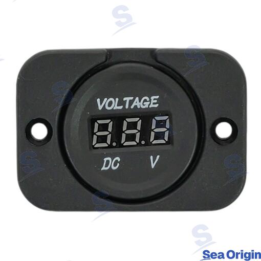 Voltímetro Digital Negro Sea Origin