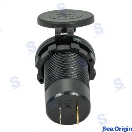Toma Doble Usb C+usb A Retroiluminada Sea Origin