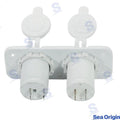 Toma Usb C+usb A Y Mechero Blanca Sea Origin