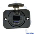 Toma Usb C/a Voltímetro Incorp Negra Sea Origin