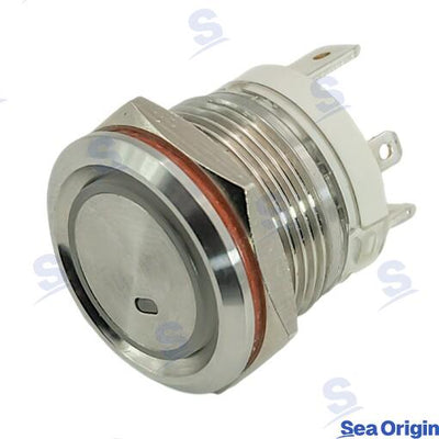 Interruptor Inox 20A On-off Azul (10) Sea Origin