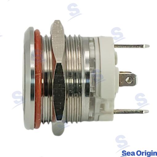 Interruptor Inox 20A On-off Azul (10) Sea Origin