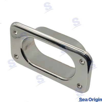 Tragacadenas Oval Rect. SS316 128MM Sea Origin