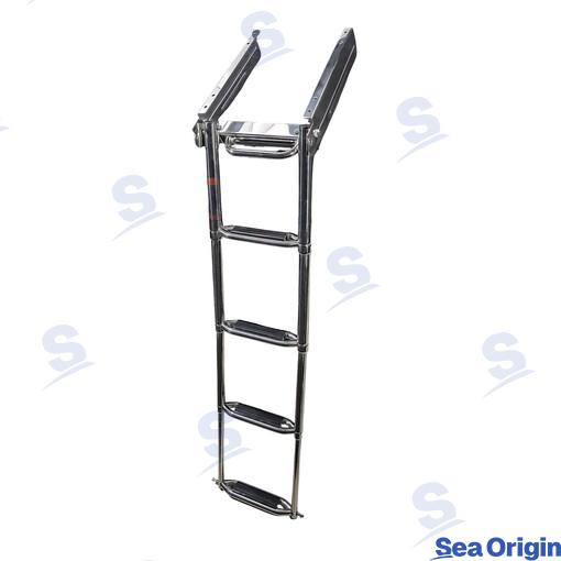 Escalera Telesc Oculta 4 Peldaños Doble Sea Origin