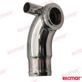 Codo Escape Inox 805602A1 Mercruiser