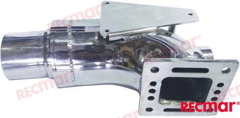 Codo Escape Inox 807914A1 Mercruiser 807988A03