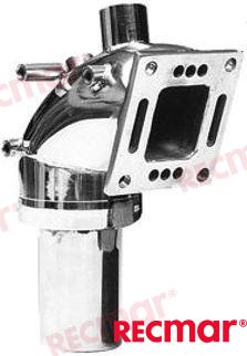 Codo Escape Inox Yamaha Recmar