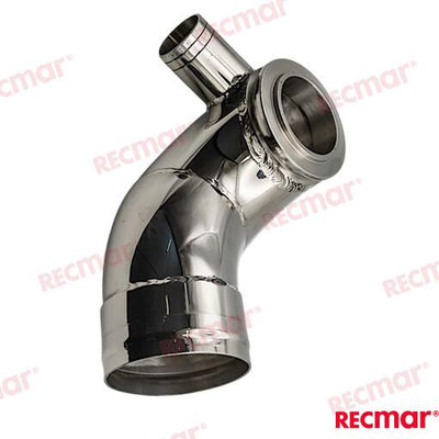 Codo Escape Inox Mcm Diesel Mercruiser 80176320