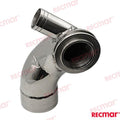 Codo Escape Inox Mcm Diesel Mercruiser 80176320