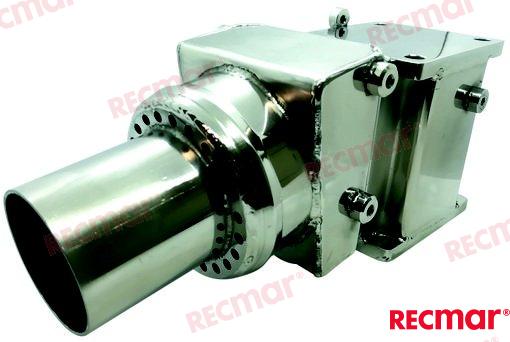 Codo Bajo Escape Inox 864309T02 Mercruiser