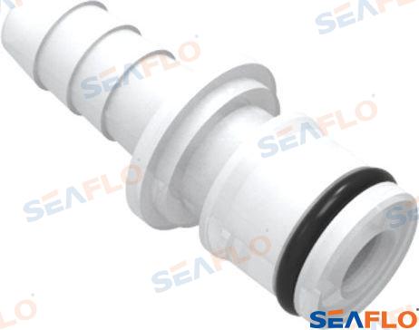 Conector C/o-ring 5/8" X 3/8" Barb Seaflo