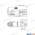 Bomba Sentina Timer 800GPH 12V Seaflo (Ref. SFBP1G80014A)