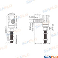 Bomba 13C 1100GPH 24V Seaflo