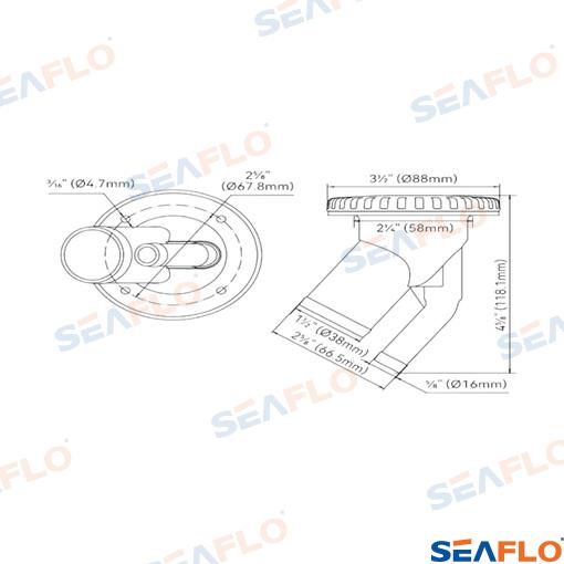 Toma Diésel 38MM Seaflo (Ref. SFCD33806A)