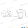 Toma Gas 38MM Seaflo (Ref. SFCG23805)