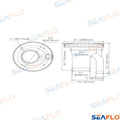 Toma Gas 38MM Seaflo (Ref. SFCG33806)
