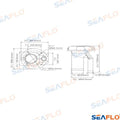 Toma Agua 38MM Seaflo (Ref. SFCW23804)