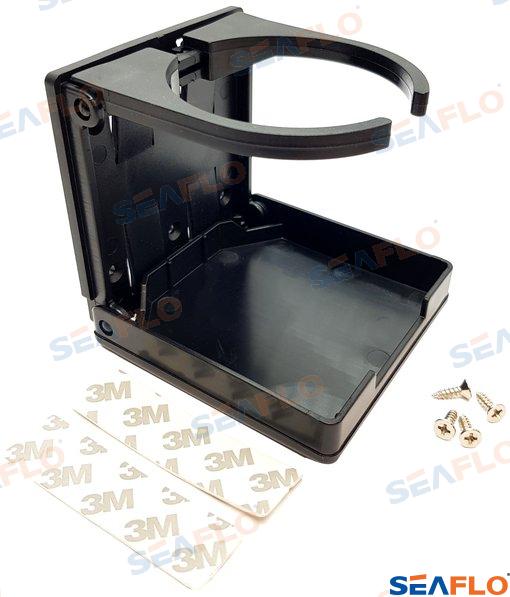 Posavasos Ajustable Plegable - Negro Seaflo