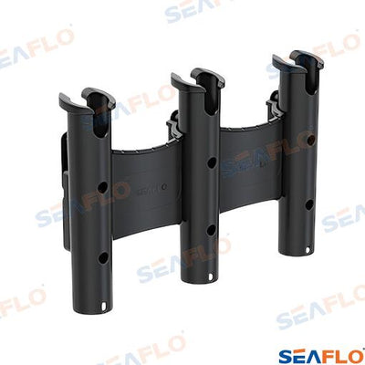 Soporte Portacañas Negro Triple Seaflo (Ref. SFRH04032B)