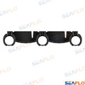 Soporte Portacañas Negro Triple Seaflo (Ref. SFRH04032B)