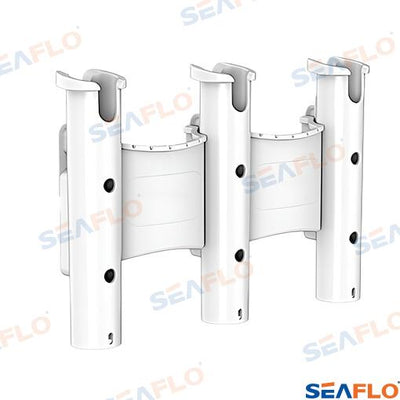 Soporte Portacañas Blanco Triple Seaflo (Ref. SFRH04032W)