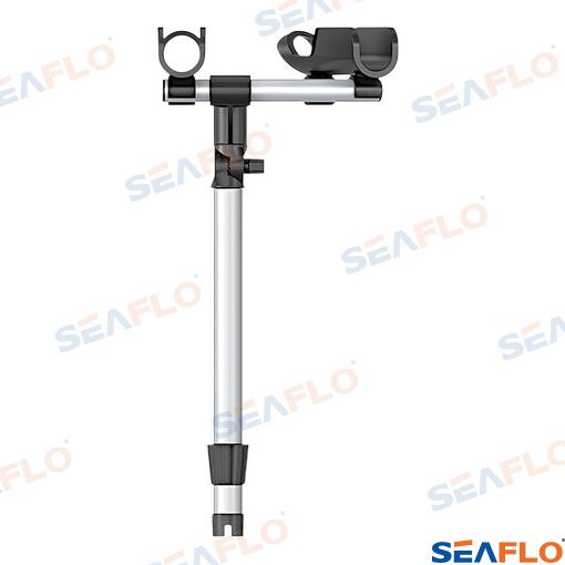 Soporte Portacañas Negro Doble Seaflo