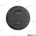 Tapa Registro 4" Negro Seaflo