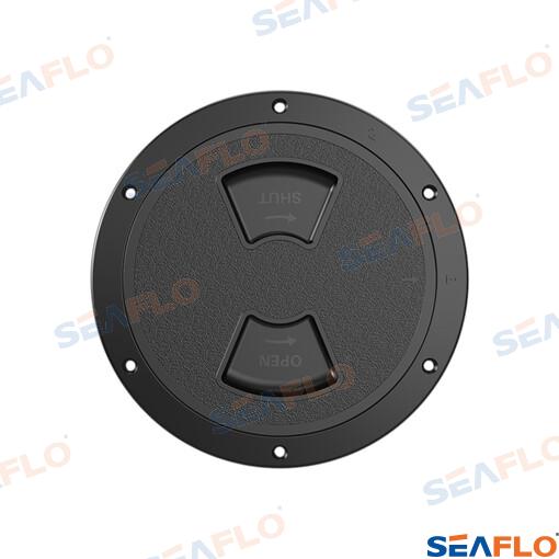 Tapa Registro 4" Negro Seaflo