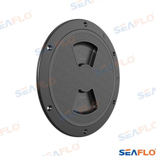 Tapa Registro 4" Negro Seaflo