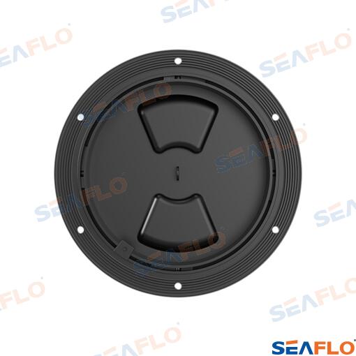 Tapa Registro 4" Negro Seaflo