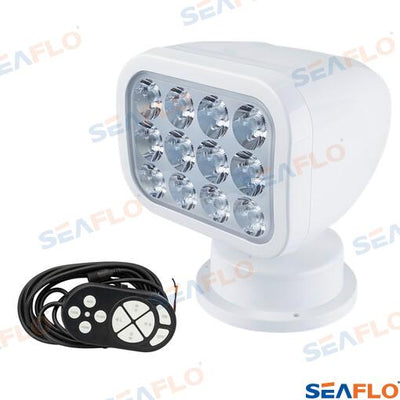 Faro 28W 12/24, Blanco Remoto Seaflo (Ref. SFSL2700W01W)
