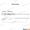 Brazo Limpiaparabrisas 235-315mm Seaflo