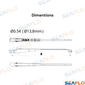 Brazo Limpiaparabrisas 310-440mm Seaflo