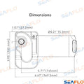 Motor Limpiaparabrisas 12NM 24V 43mm Seaflo