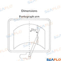 Motor Limpiaparabrisas 12NM 24V 43mm Seaflo
